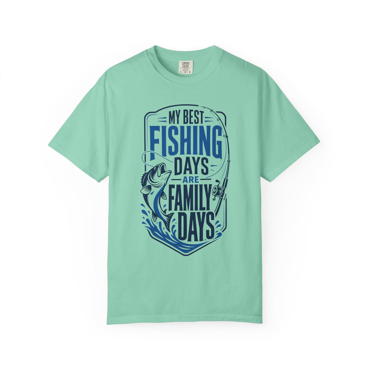My Best Fishing Days Are Family Days T-Shirt | Family Fishing Gift for Grandpa Grandma Mom Dad