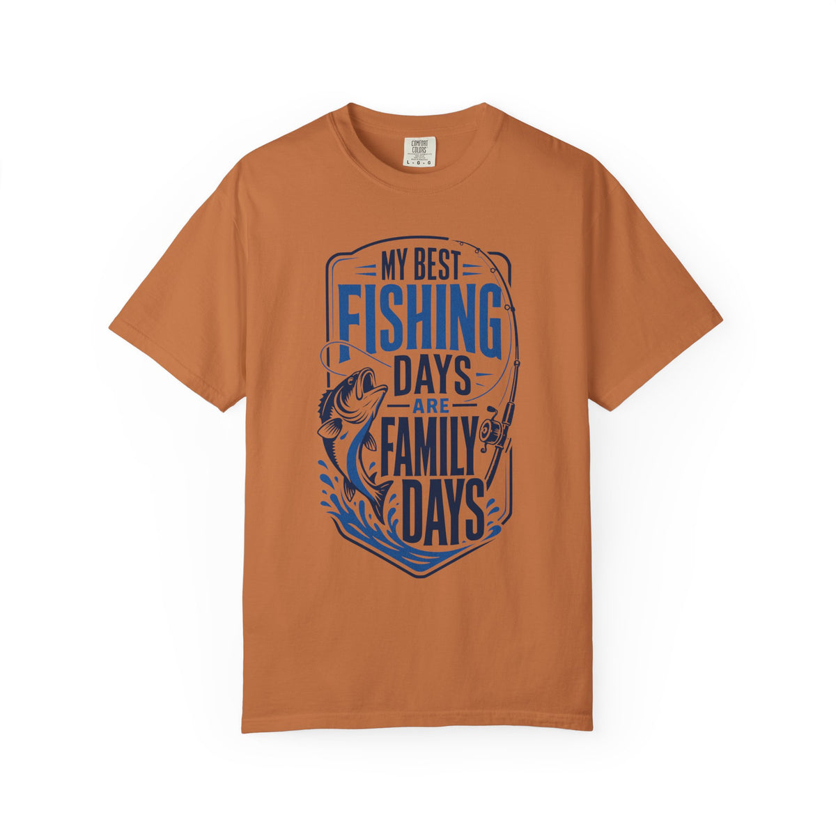 My Best Fishing Days Are Family Days T-Shirt | Family Fishing Gift for Grandpa Grandma Mom Dad