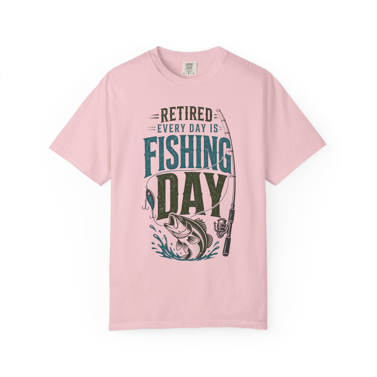 Retired Every Day Is Fishing Day Shirt | Retirement Fishing T-Shirt | Retired Fisherman Gift | Bass Fishing Tee | Retirement Gift for Dad Grandpa