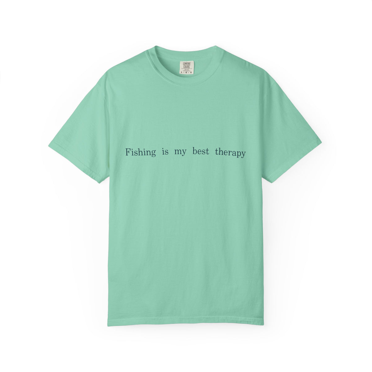 Fishing Is My Best Therapy Unisex T-Shirt, Minimalist Fishing Quote Tee, Angler Gift