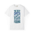 The Best Chapter Starts With Fishing T-Shirt | Fishing Grandma Shirt | Retirement Fishing Gift | Unisex Angler Tee