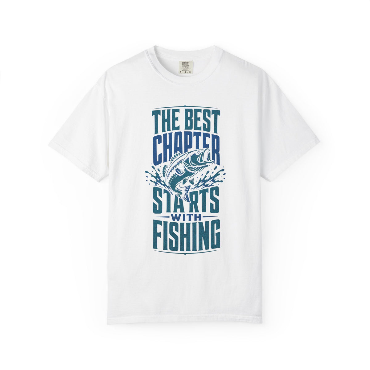 The Best Chapter Starts With Fishing T-Shirt | Fishing Grandma Shirt | Retirement Fishing Gift | Unisex Angler Tee