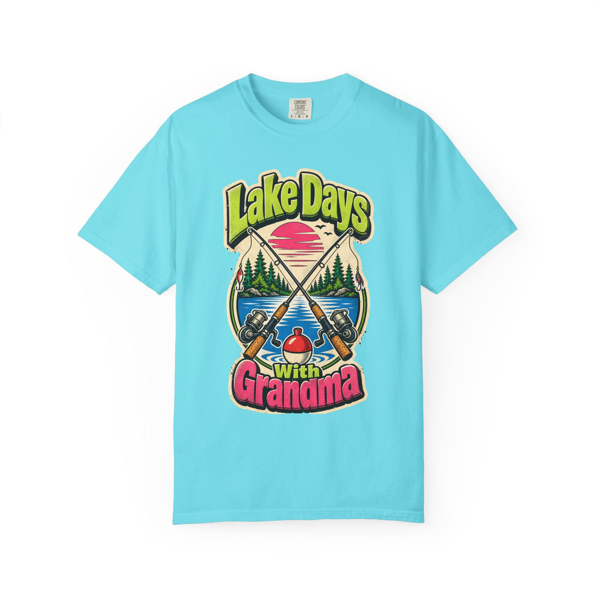 Lake Days With Grandma Fishing Shirt – Grandma Fishing Gift, Lake Life T-Shirt, Fishing Grandma Gift