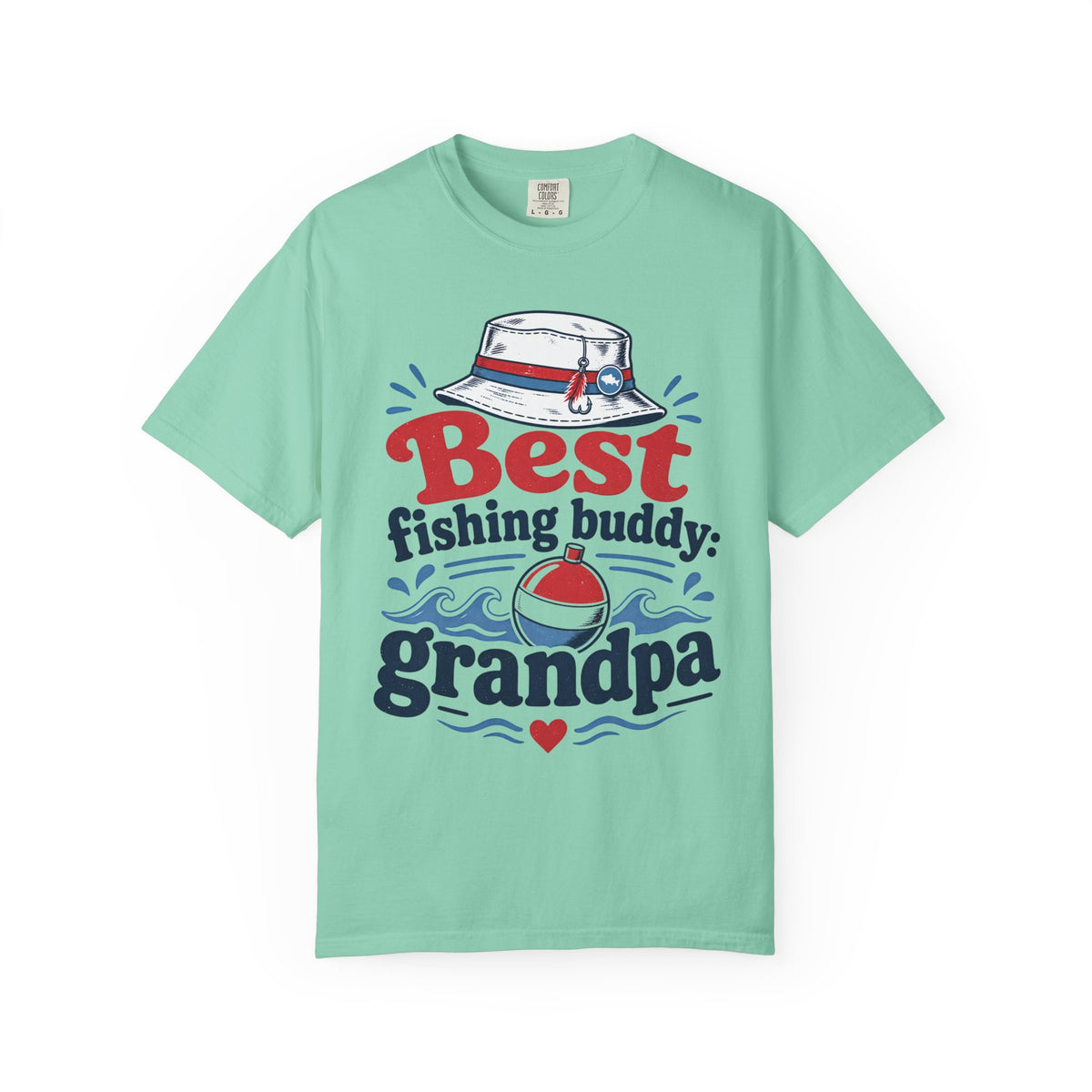 Best Fishing Buddy Grandpa Shirt | Fishing Grandpa Gift | Father's Day Fishing T-Shirt | Grandpa Fishing Tee | Retirement Gift for Grandpa