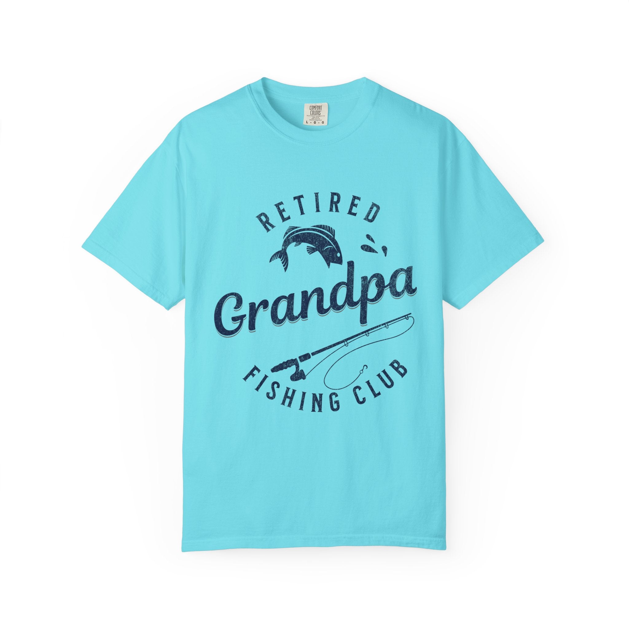 Retired Grandpa Fishing Club Shirt | Funny Retirement Fisherman T-Shirt | Grandpa Fishing Gift
