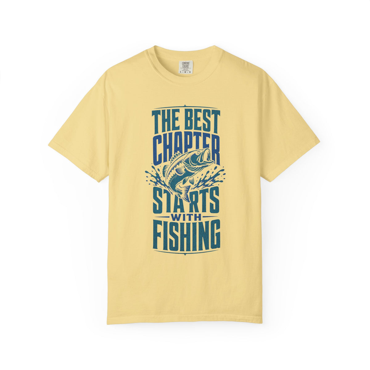 The Best Chapter Starts With Fishing T-Shirt | Fishing Grandma Shirt | Retirement Fishing Gift | Unisex Angler Tee