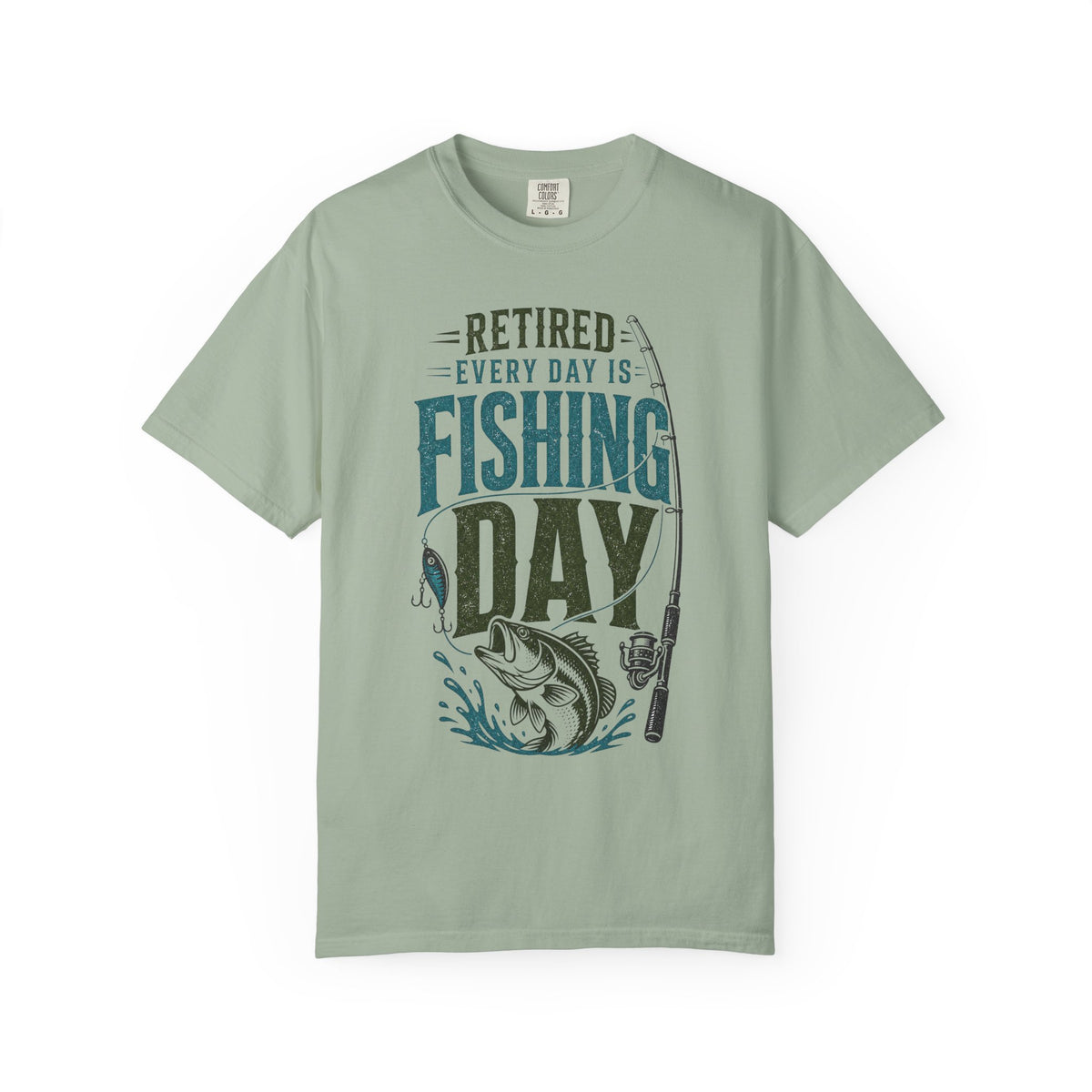 Retired Every Day Is Fishing Day Shirt | Retirement Fishing T-Shirt | Retired Fisherman Gift | Bass Fishing Tee | Retirement Gift for Dad Grandpa