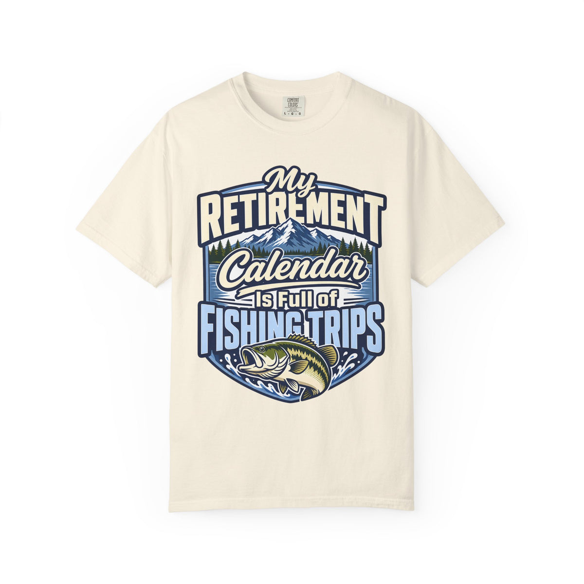 My Retirement Calendar Is Full of Fishing Trips Shirt | Retirement Fishing T-Shirt | Retired Fisherman Gift | Bass Fishing Tee | Retirement Gift for Dad Grandpa