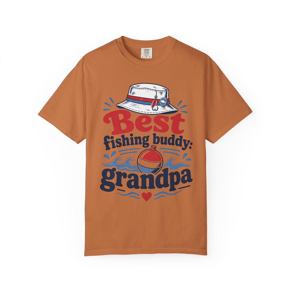 Best Fishing Buddy Grandpa Shirt | Fishing Grandpa Gift | Father's Day Fishing T-Shirt | Grandpa Fishing Tee | Retirement Gift for Grandpa