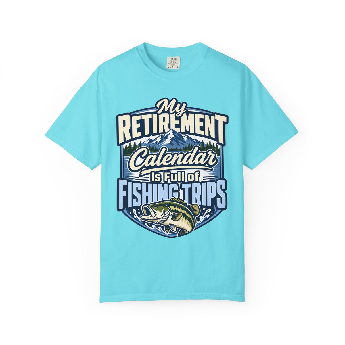 My Retirement Calendar Is Full of Fishing Trips Shirt | Retirement Fishing T-Shirt | Retired Fisherman Gift | Bass Fishing Tee | Retirement Gift for Dad Grandpa