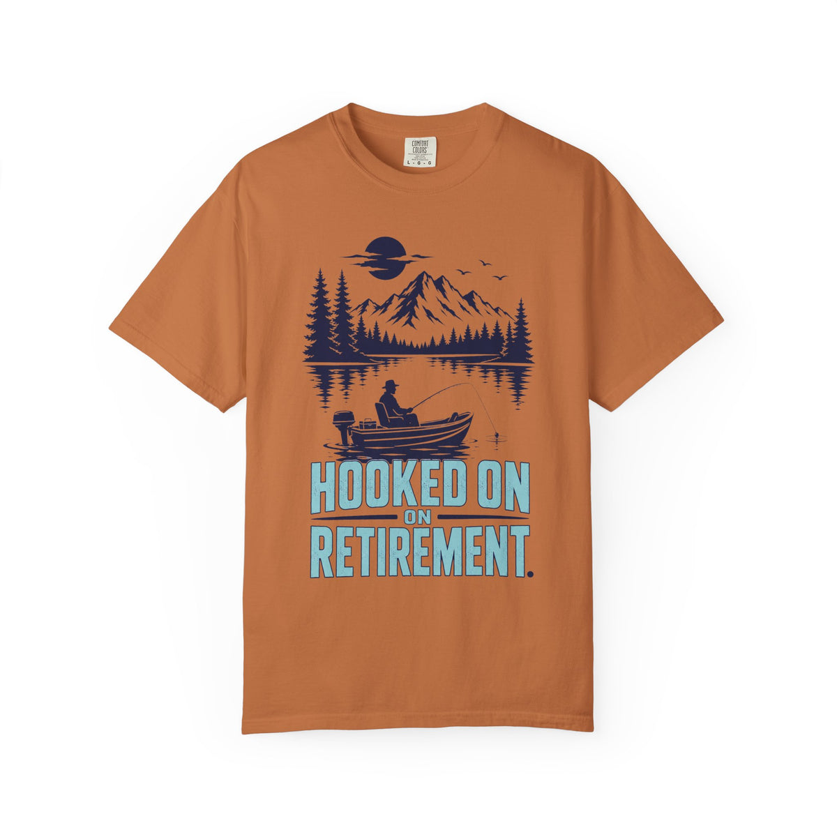 Hooked On Retirement Fishing Shirt | Funny Retirement Gift for Grandpa Grandma | Retired Fisherman T-Shirt | Lake Life Fishing Tee