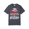 Best Fishing Buddy Grandpa Shirt | Fishing Grandpa Gift | Father's Day Fishing T-Shirt | Grandpa Fishing Tee | Retirement Gift for Grandpa