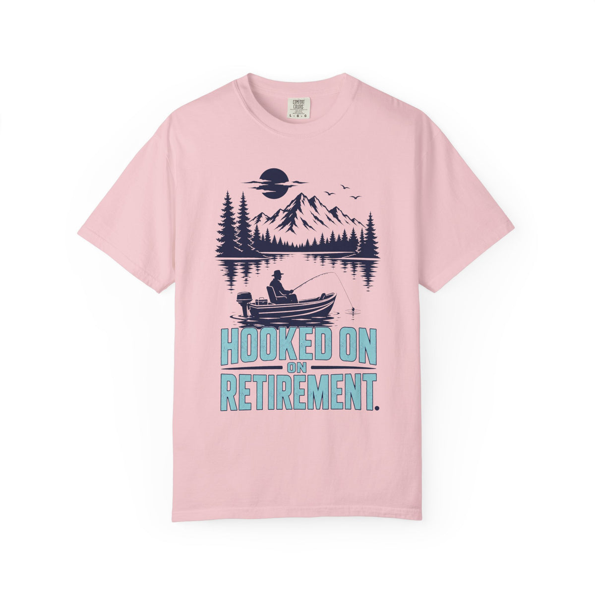 Hooked On Retirement Fishing Shirt | Funny Retirement Gift for Grandpa Grandma | Retired Fisherman T-Shirt | Lake Life Fishing Tee