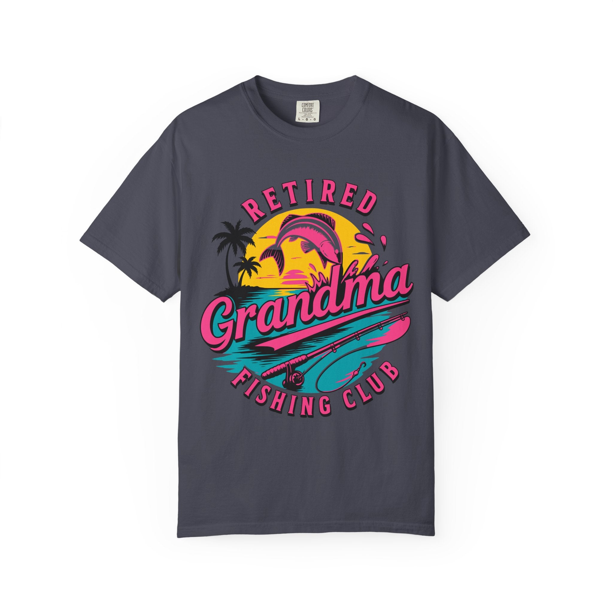 Retired Grandma Fishing Club Shirt | Funny Women's Retirement Fishing T-Shirt | Grandma Fishing Gift