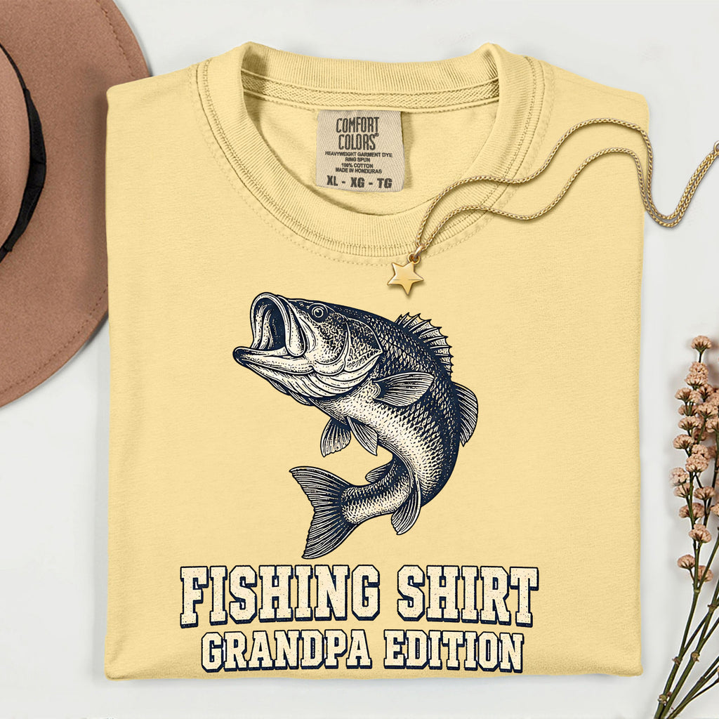 Fishing Shirt Grandpa Edition | Retired Still Reel Good Grandpa Fishing T-Shirt