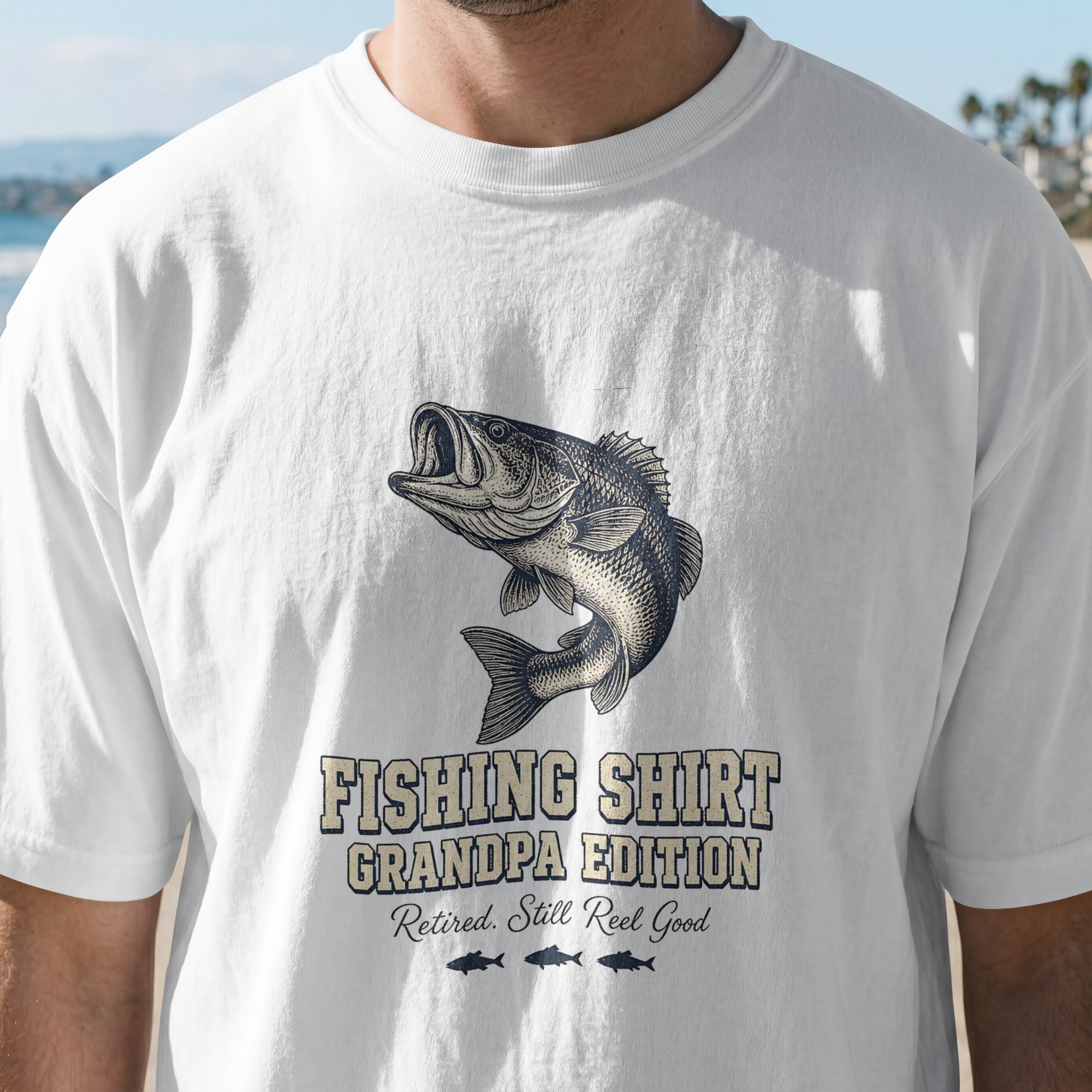 Fishing Shirt Grandpa Edition | Retired Still Reel Good Grandpa Fishing T-Shirt