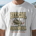 Reel Cool Grandpa Fishing Shirt | Established Retired Still Catching Still Smiling T-Shirt