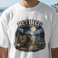 Retired Not My Problem Fishing Grandpa Shirt | Funny Retirement Fishing T-Shirt